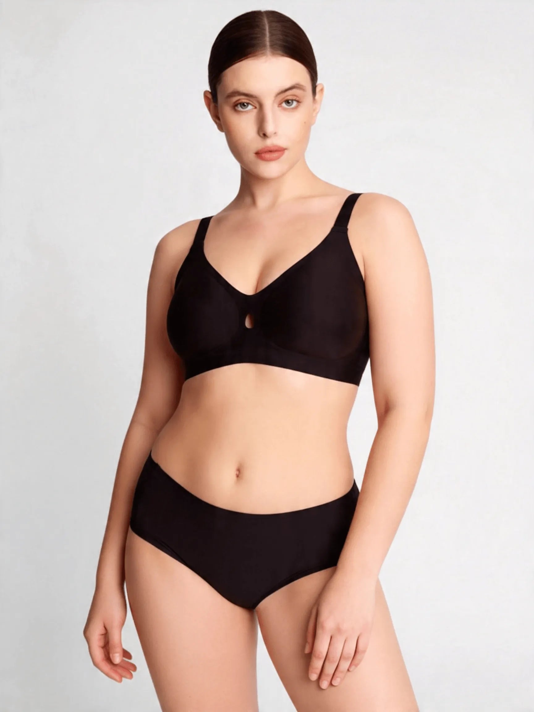 Seamless Jelly Lift Bra with Breathable Teardrop Hollow