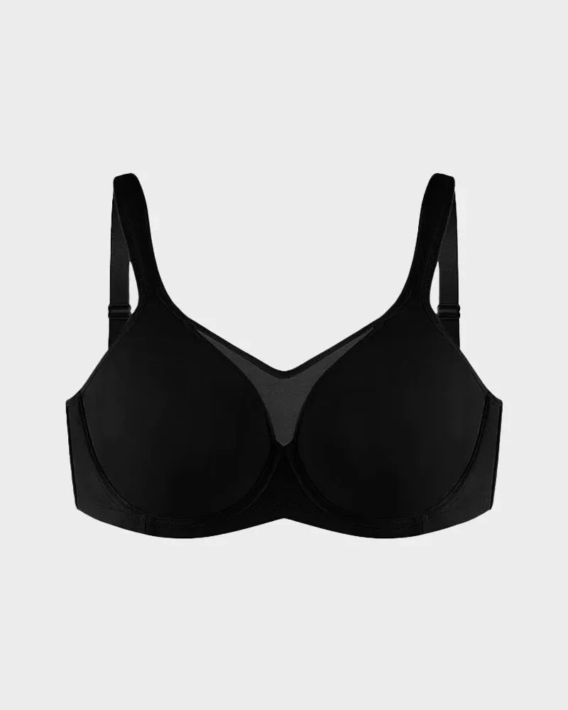 Seamless Full Coverage Minimizer Bra with Back Smoothing Support