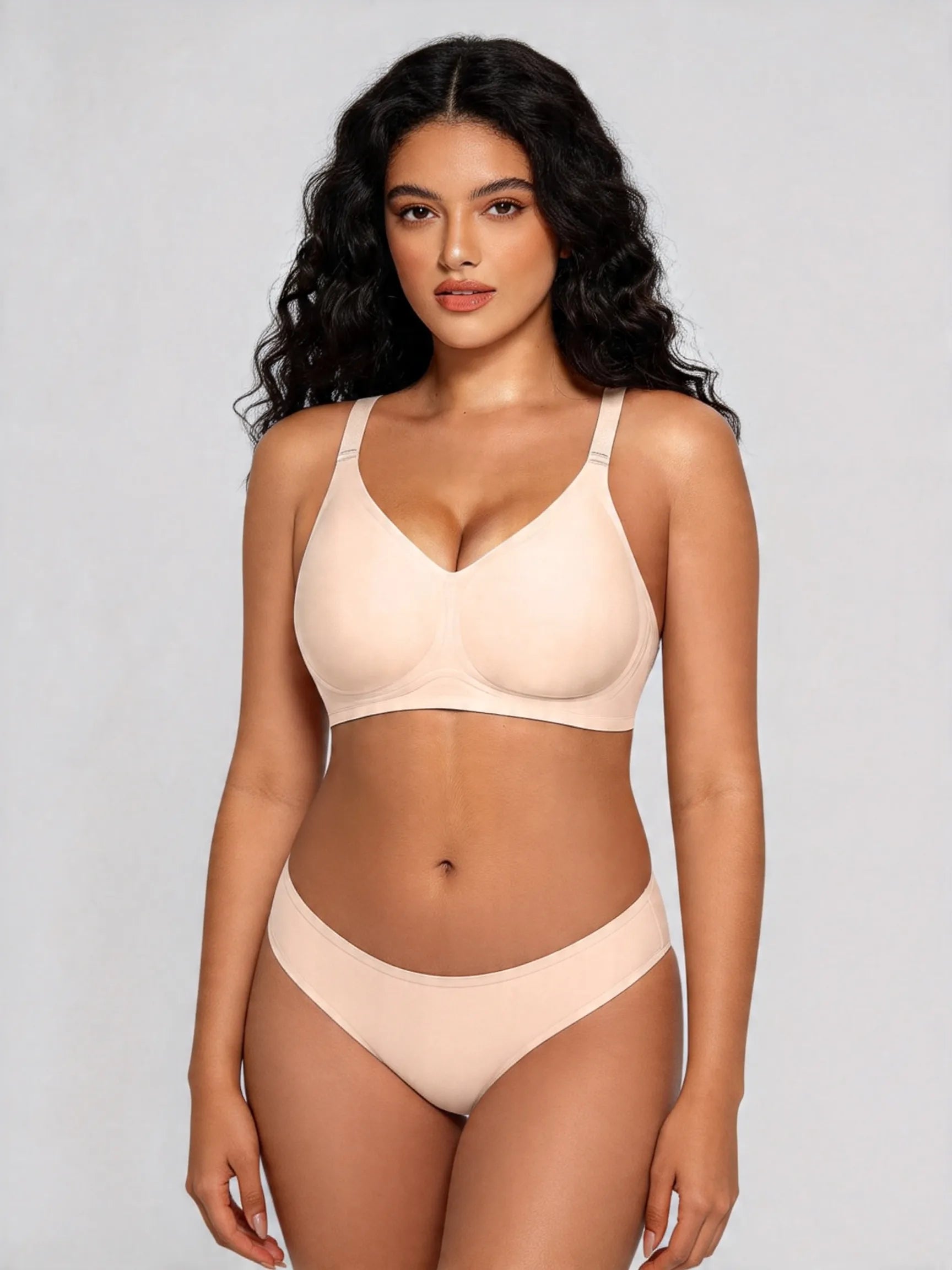 Seamless Jelly Strip Wireless Bra with Natural Sculpting Lift