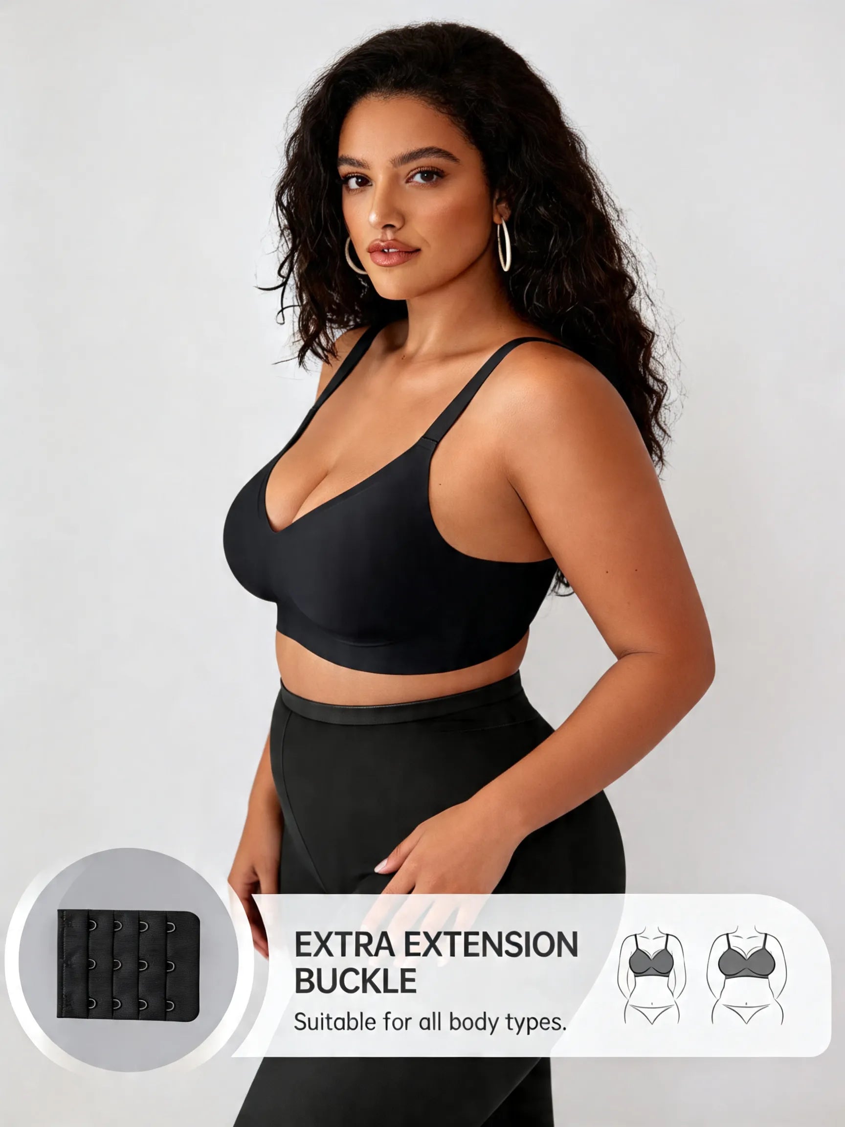 Seamless Jelly Strip Wireless Bra with Natural Sculpting Lift