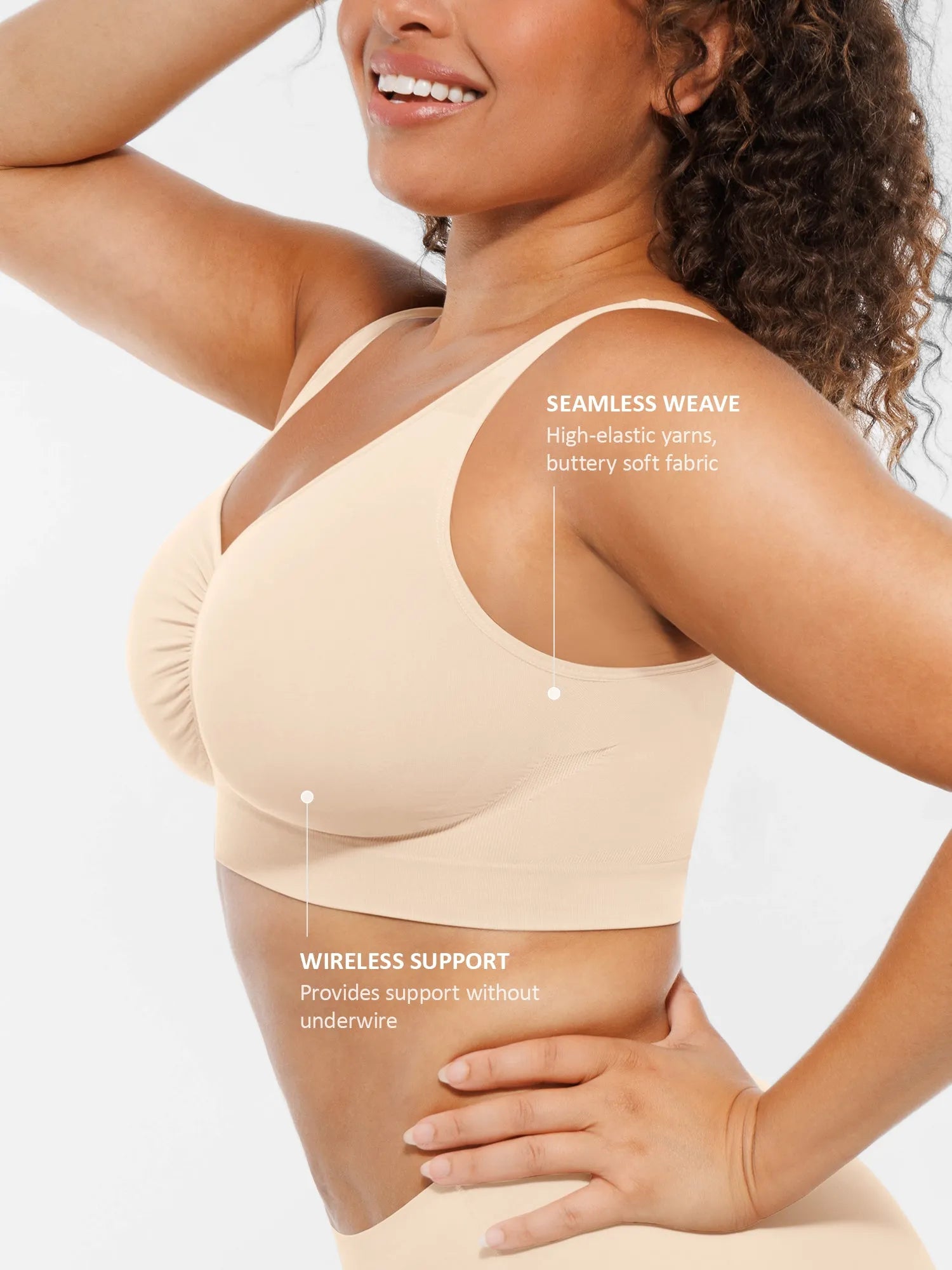 Seamless Wireless Full Coverage Comfort Bra