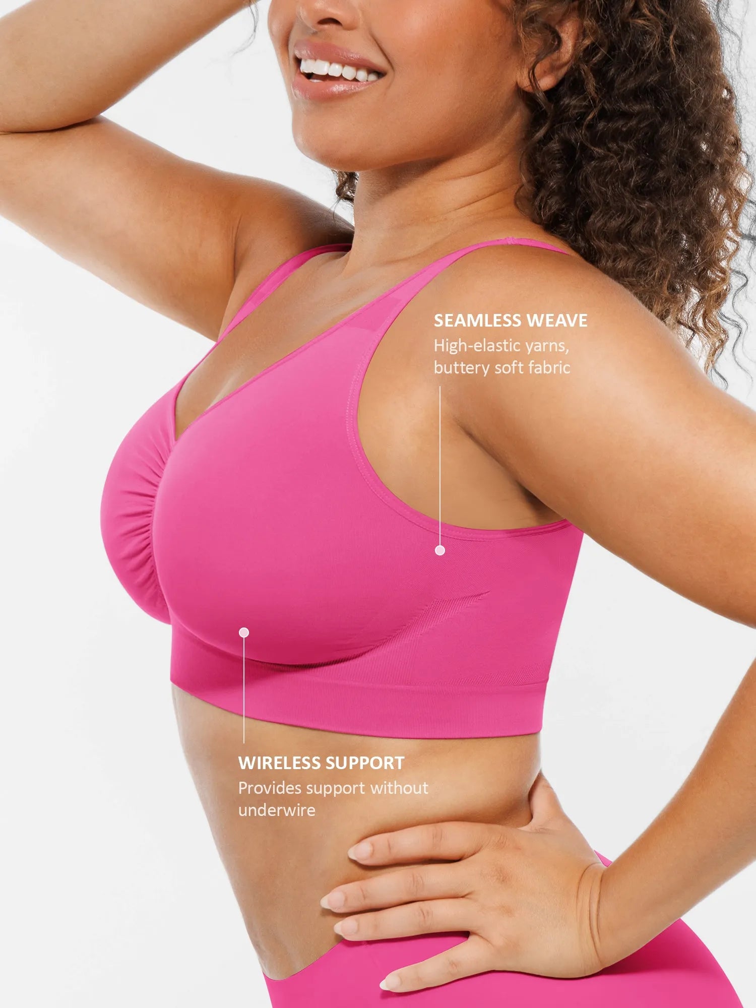 Seamless Wireless Full Coverage Comfort Bra