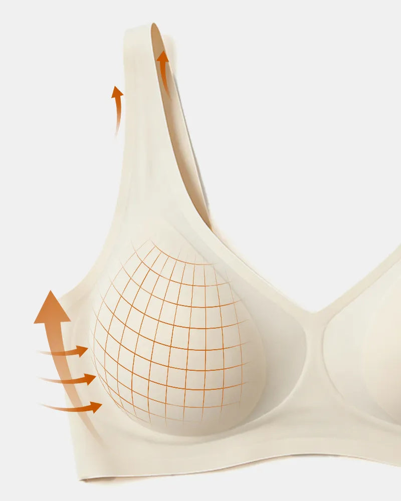 V Neck Jelly Bra with Back Clasp