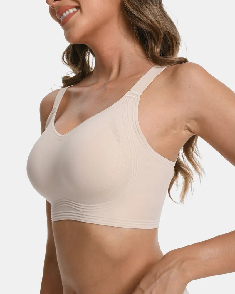 Wireless Push Up Jelly Bra Full Coverage No Underwear Seamless