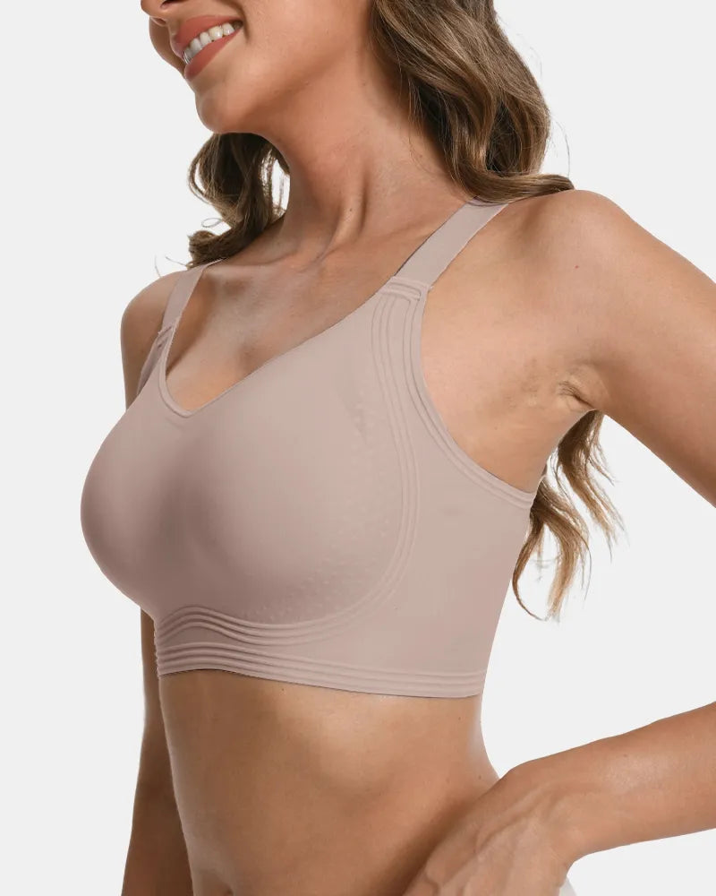 Wireless Push Up Jelly Bra Full Coverage No Underwear Seamless