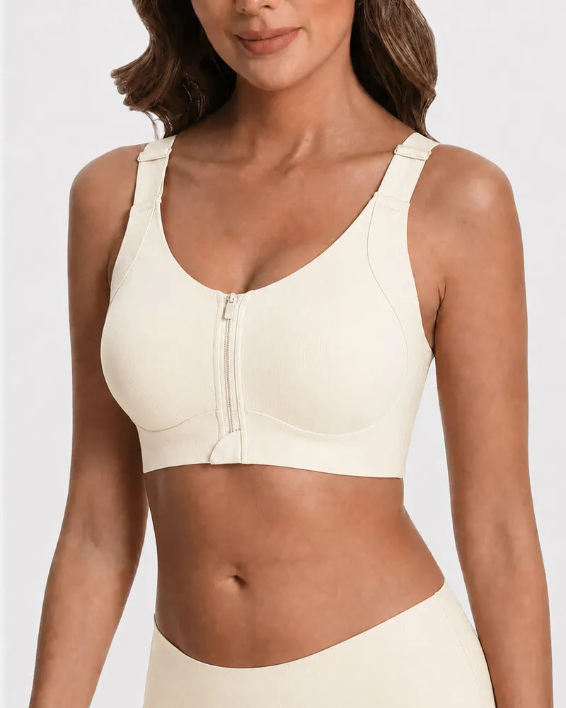 Wireless Front Zipper Bra