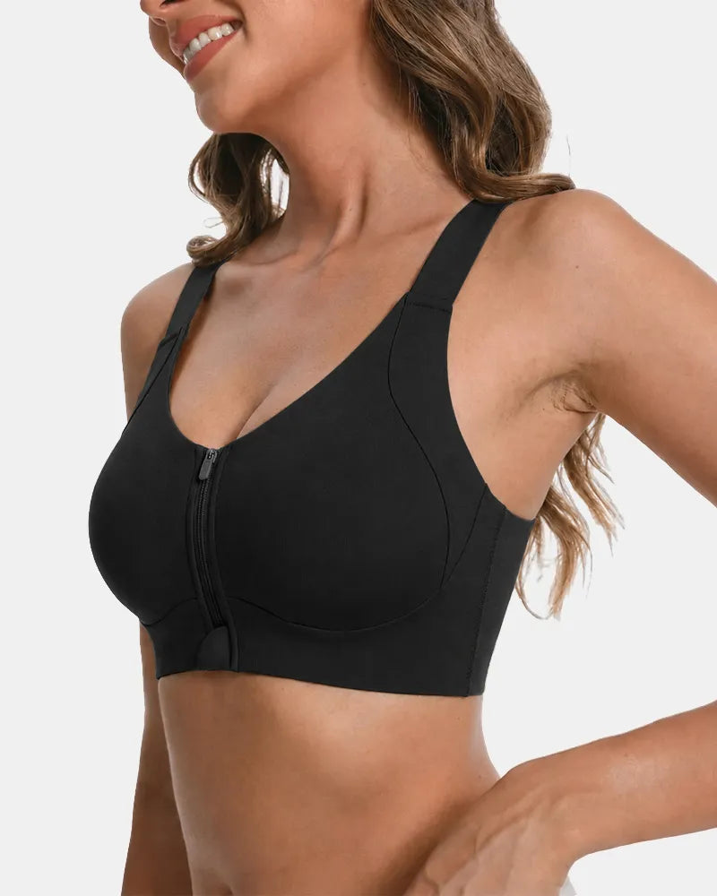 Wireless Front Zipper Bra