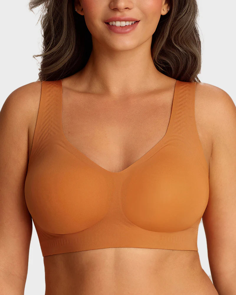 Wire-Free Lifting Antibacterial Jelly Wireless T-Shirt Bra