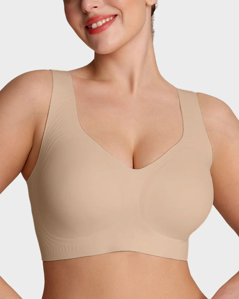 Wire-Free Lifting Antibacterial Jelly Wireless T-Shirt Bra