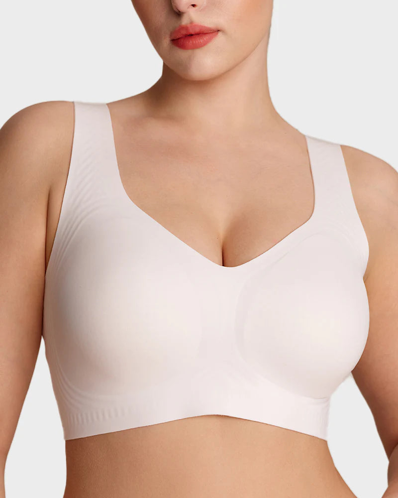 Wire-Free Lifting Antibacterial Jelly Wireless T-Shirt Bra