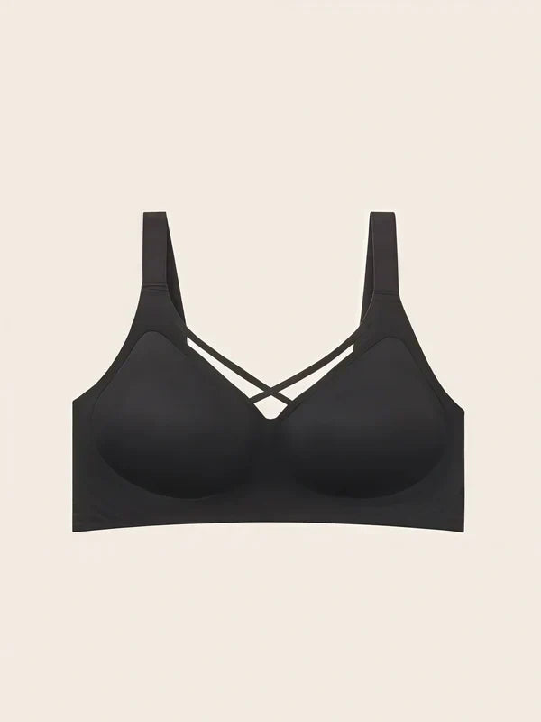 Plus Size Mesh Seamless Wireless Bra