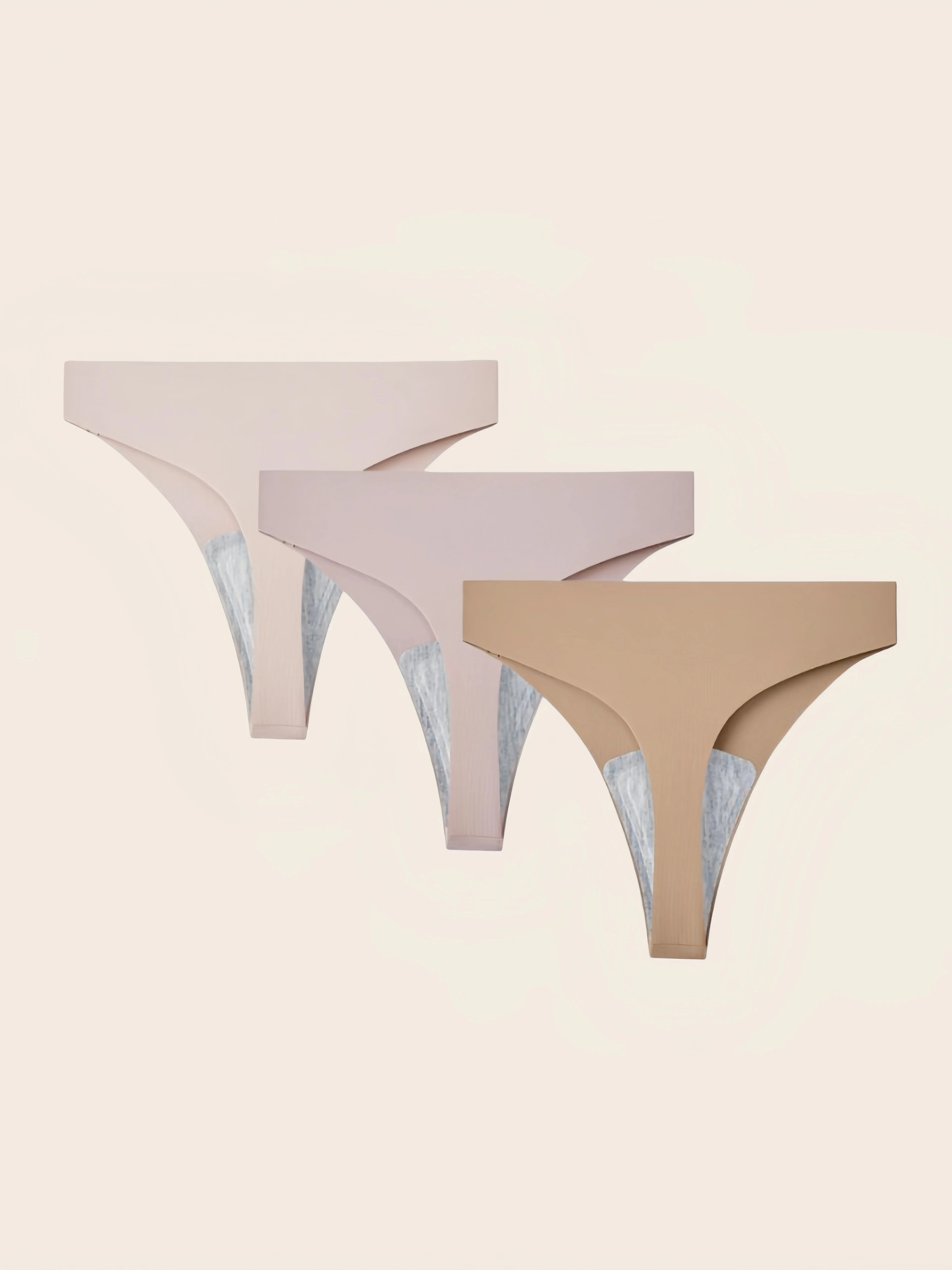 No Show Camel Toe Cover Thongs