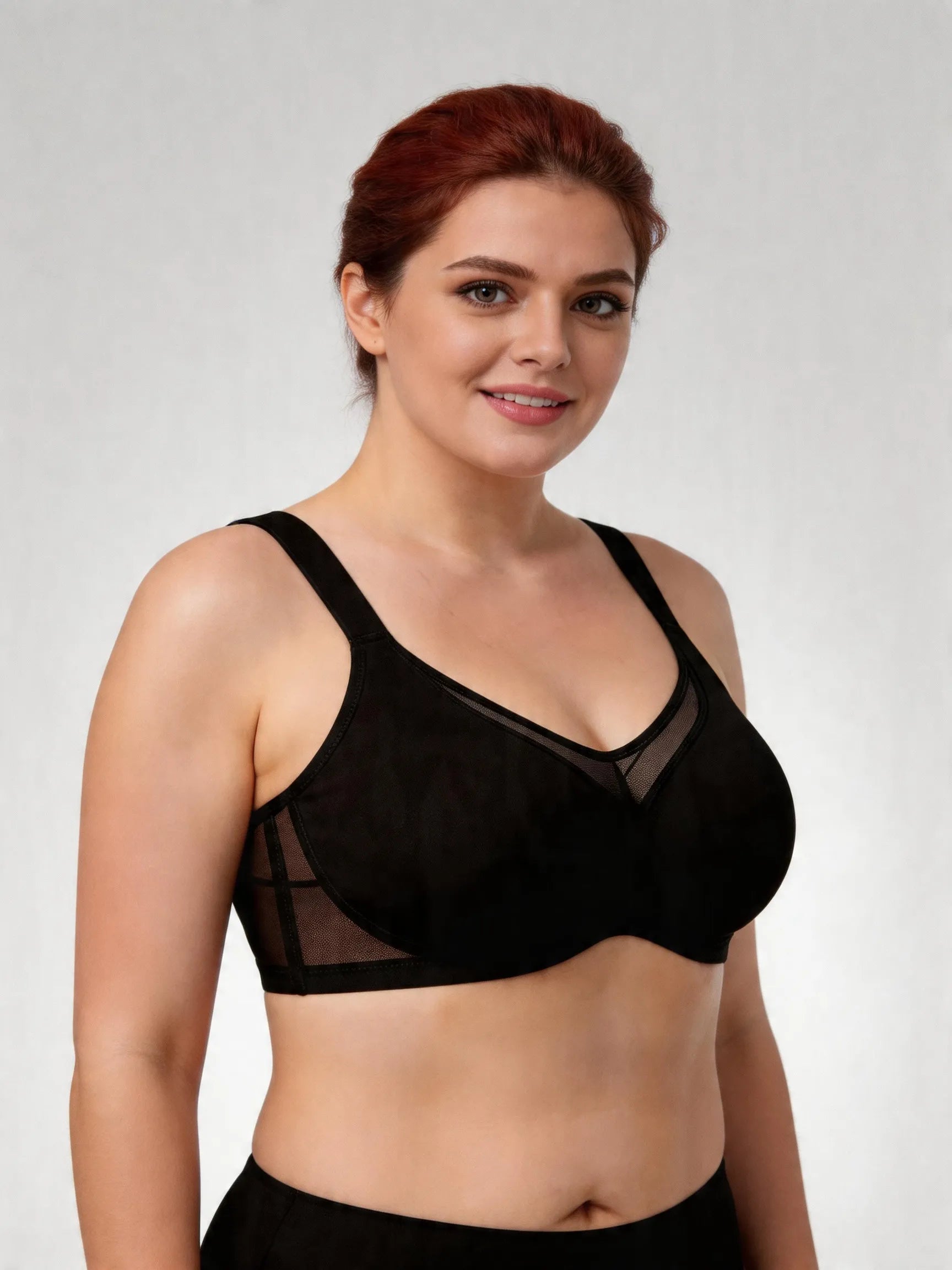 Seamless Full Coverage Minimizer Bra with Back Smoothing Support