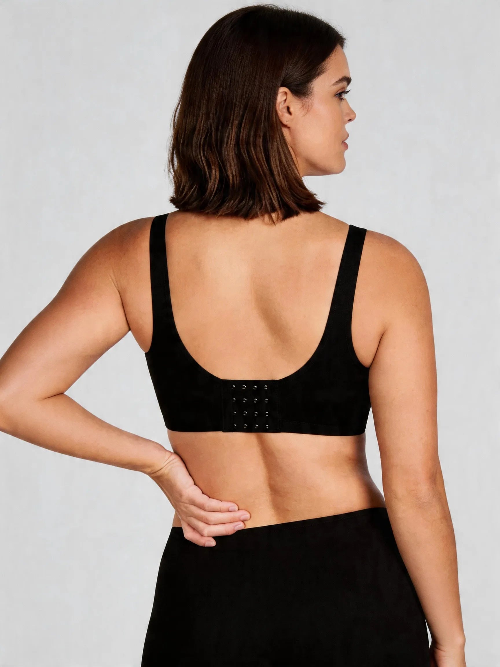 Seamless Full Coverage Minimizer Bra with Back Smoothing Support