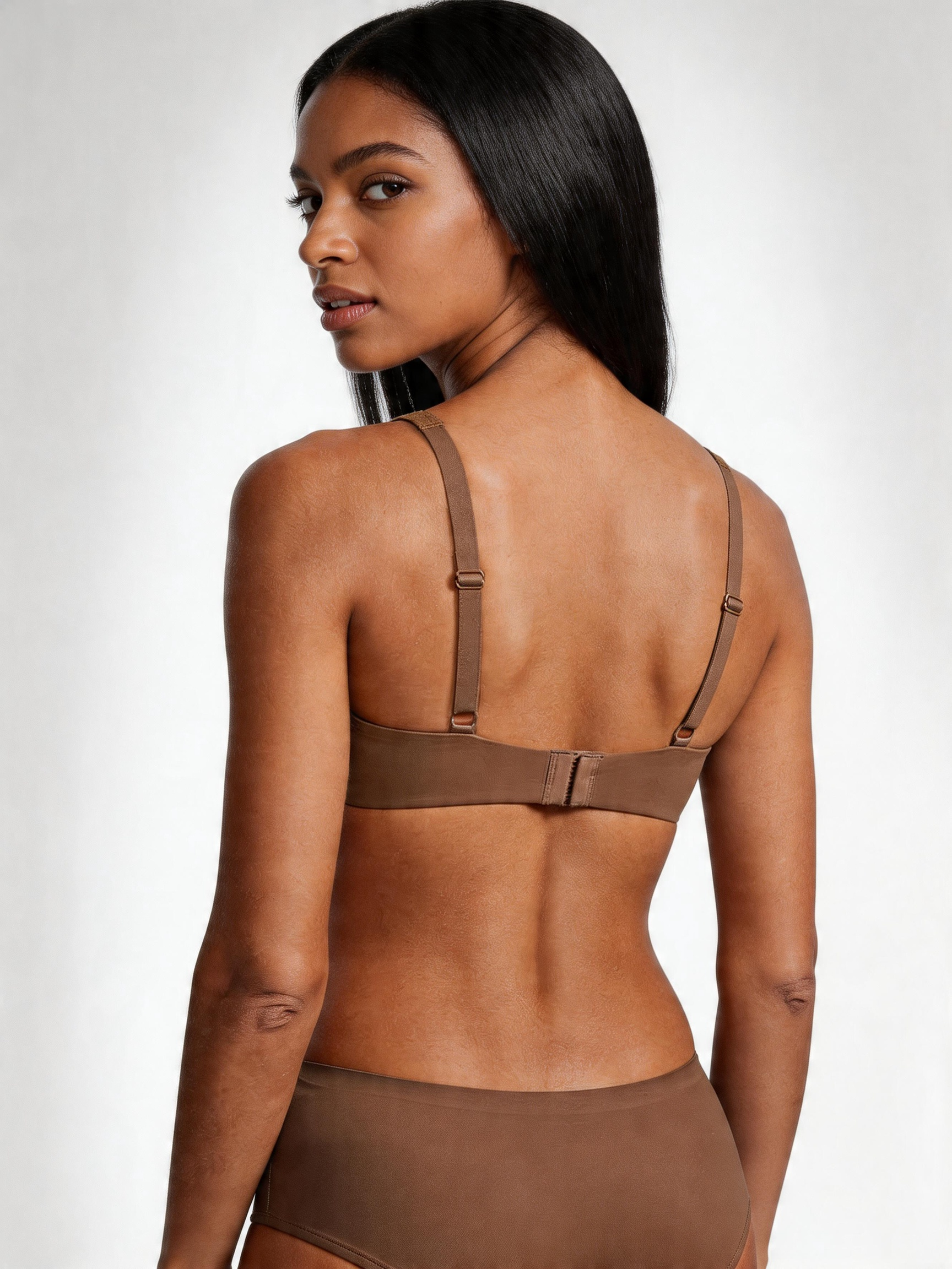 Seamless Underwire Balconette Bra with Effortless Shaping Lift