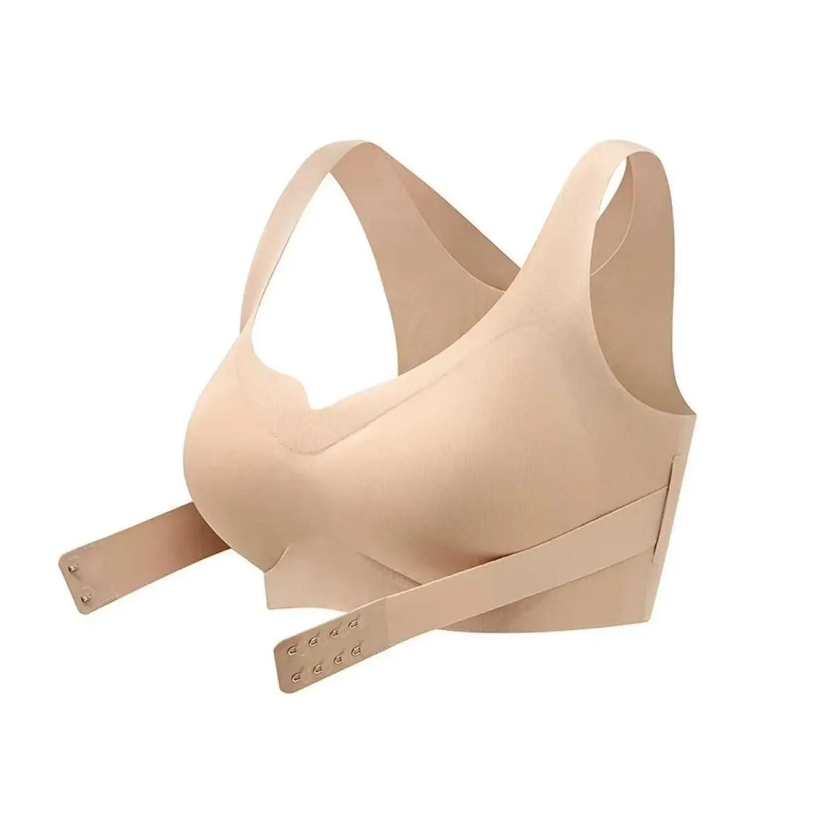 Wireless Front Closure Support Bra for Women, Full Coverage Everyday Comfort Bra outdoorfun
