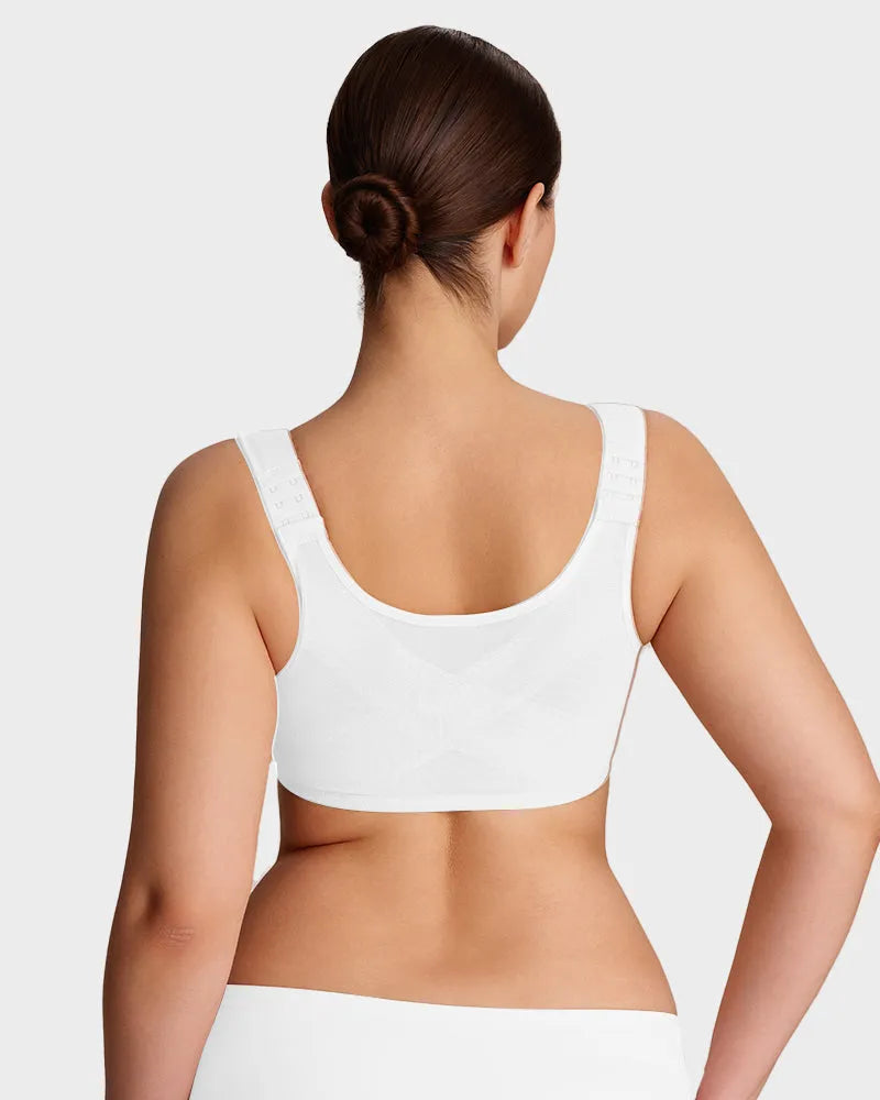 Front Snap Plunge Bra Underwire Unlined with Back Support