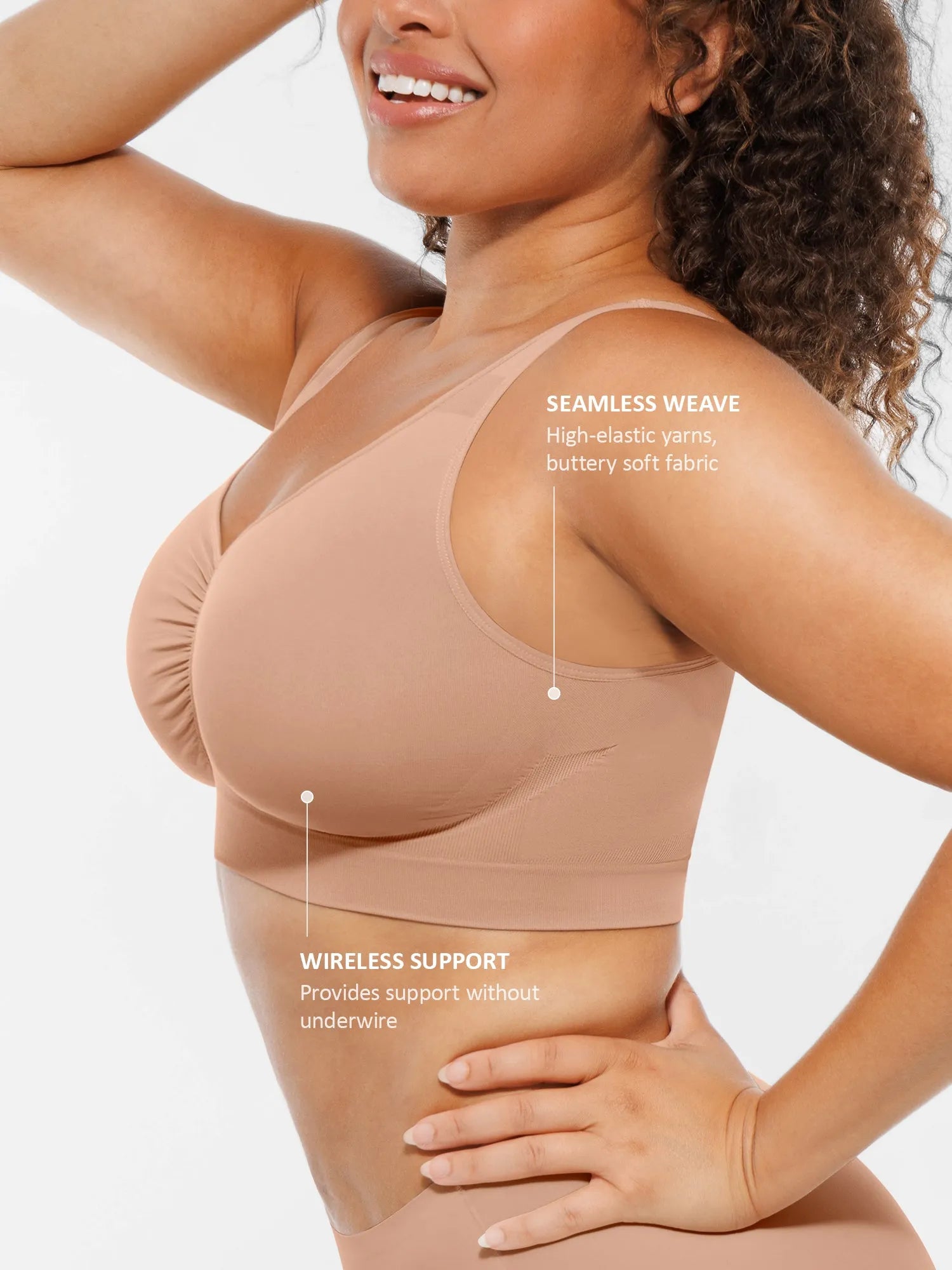 Seamless Wireless Full Coverage Comfort Bra