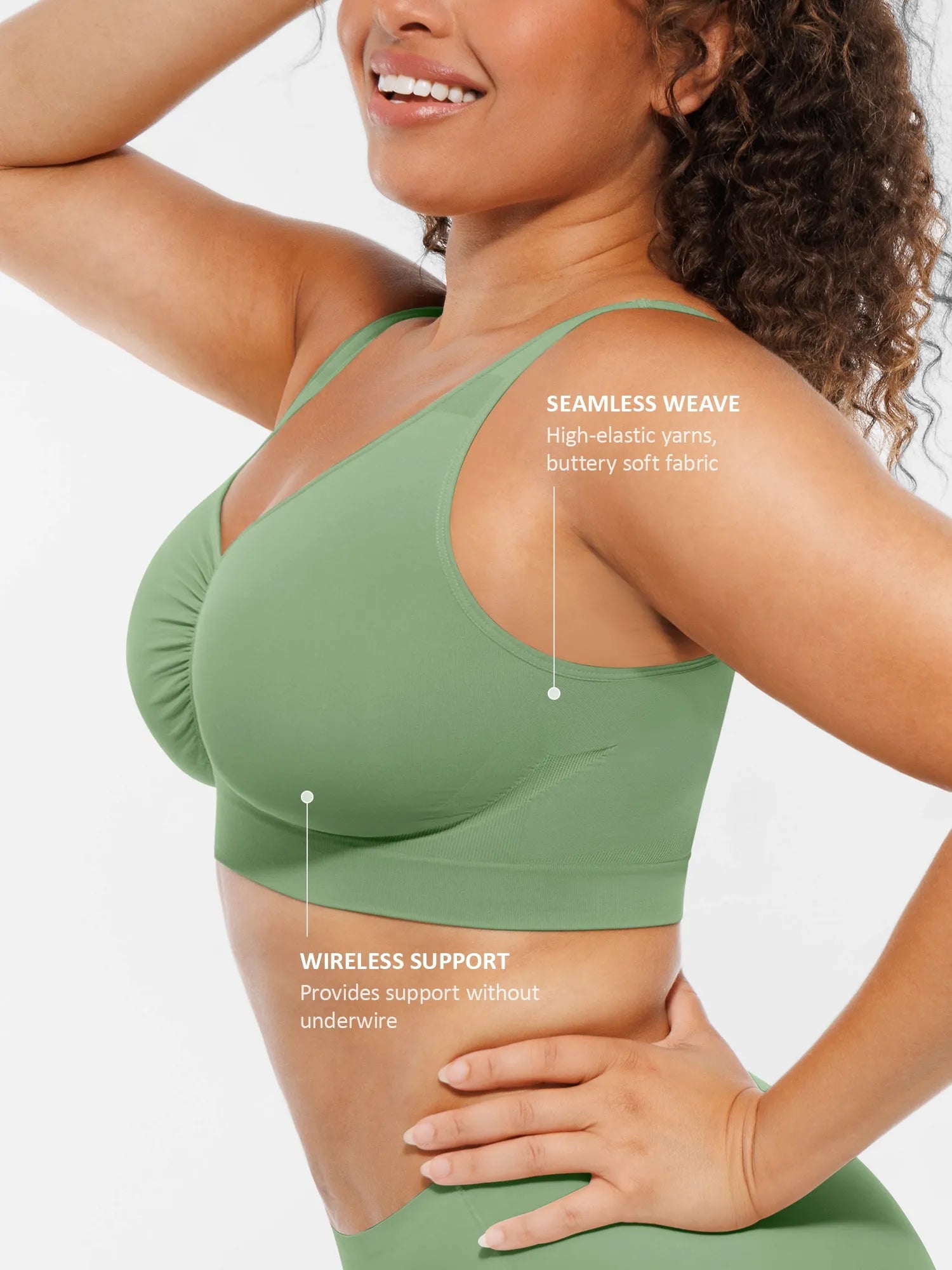 Seamless Wireless Full Coverage Comfort Bra