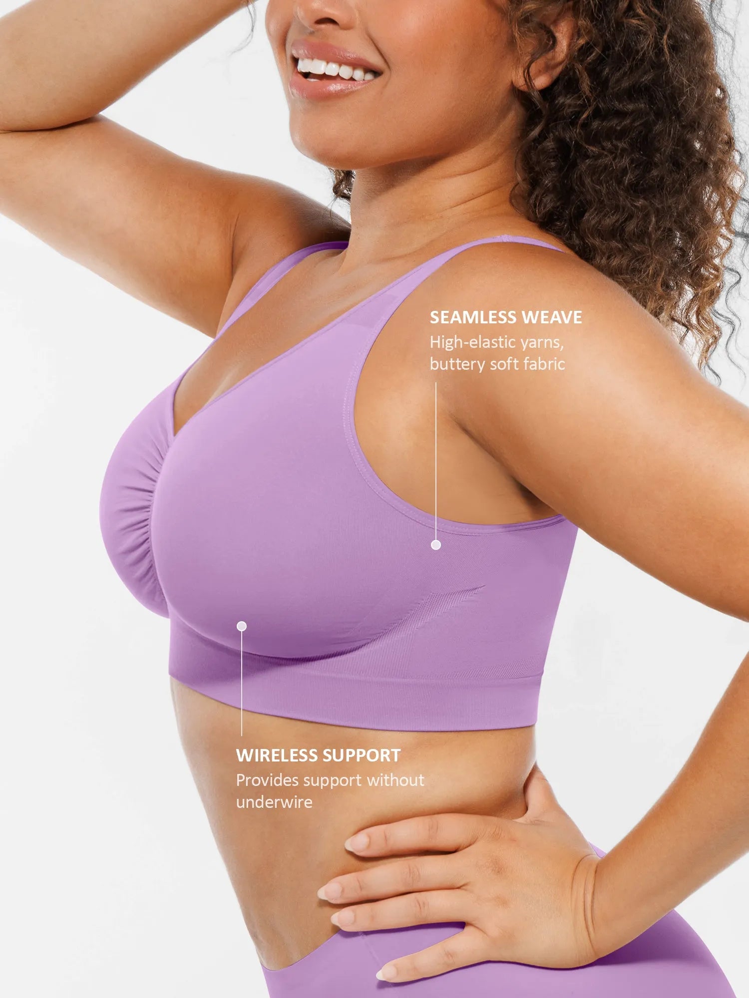 Seamless Wireless Full Coverage Comfort Bra