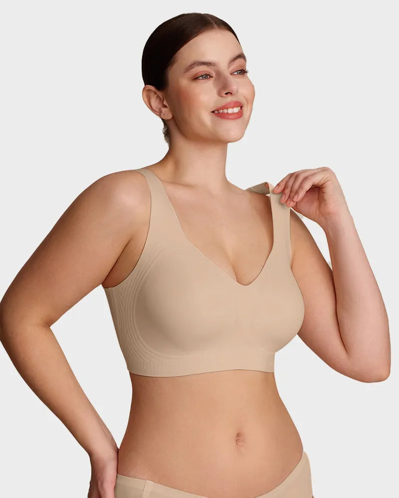 Wire-Free Lifting Antibacterial Jelly Wireless Bra