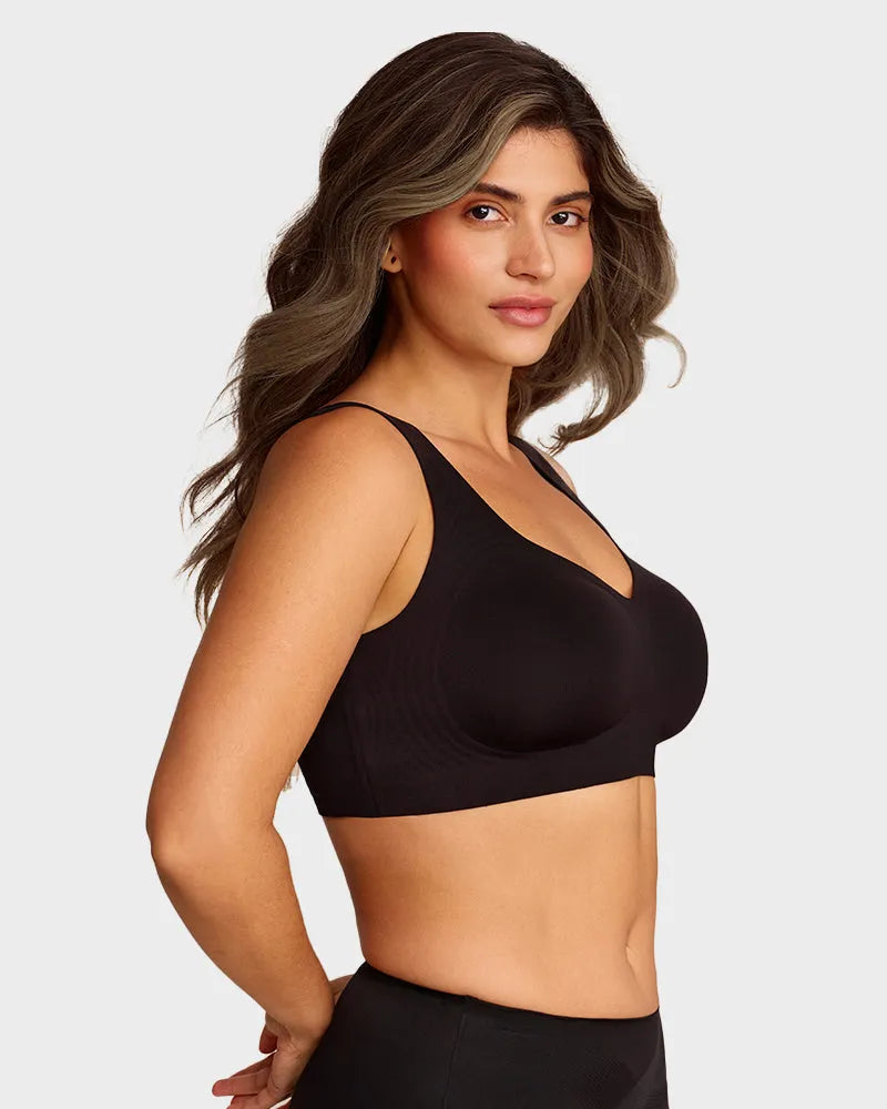 Wire-Free Lifting Antibacterial Jelly Wireless T-Shirt Bra