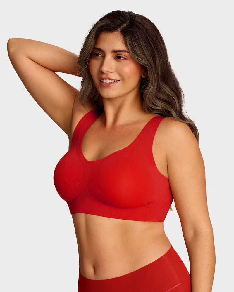 Wire-Free Lifting Antibacterial Jelly Wireless T-Shirt Bra