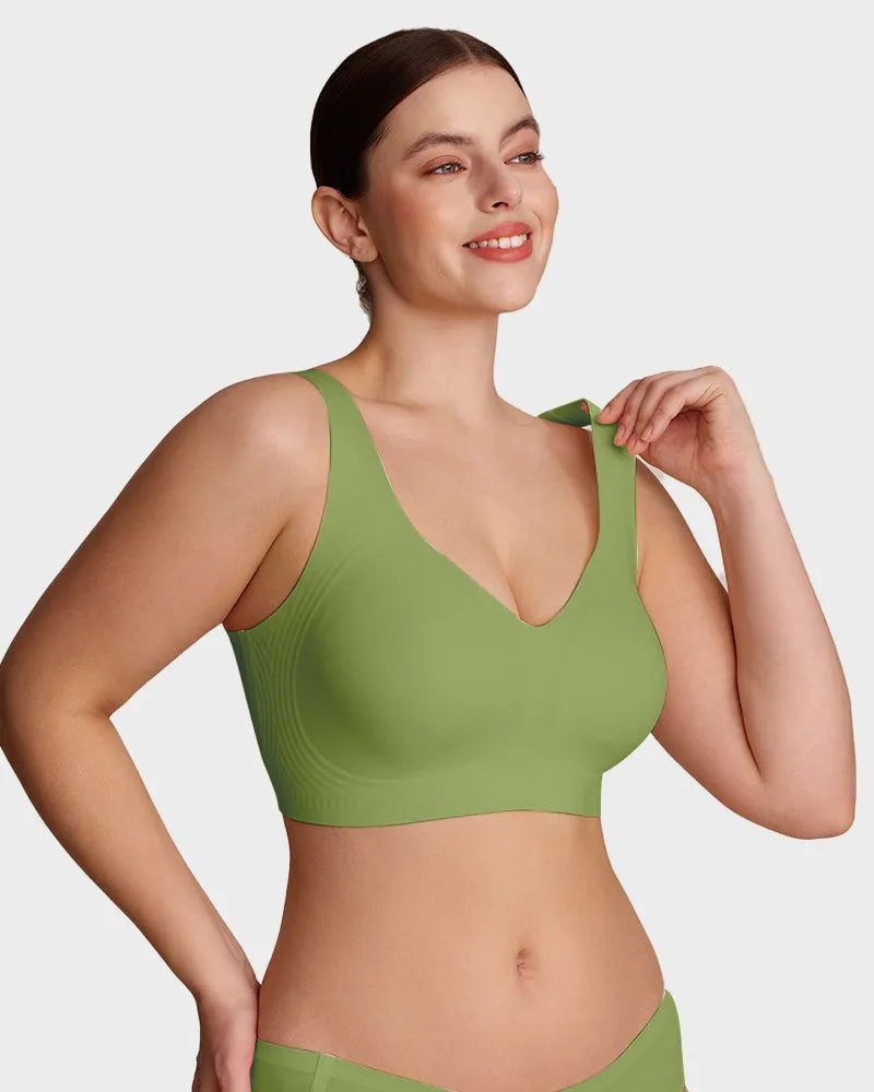 Wire-Free Lifting Antibacterial Jelly Wireless Bra