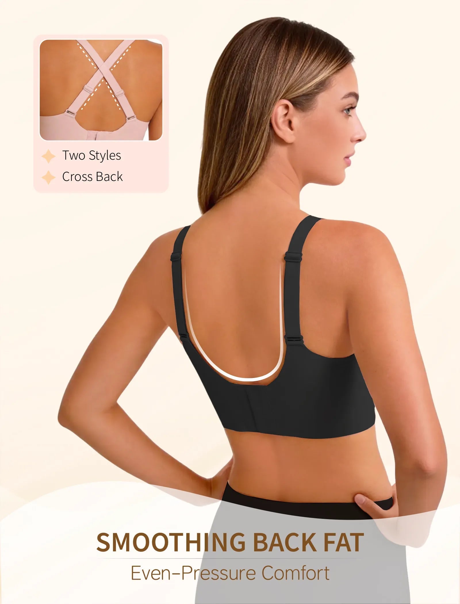 Plus Size  Seamless Wireless Bra