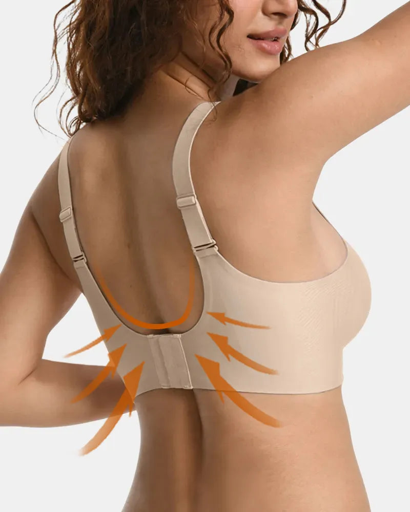 Plus Size Mesh Seamless Wireless Bra