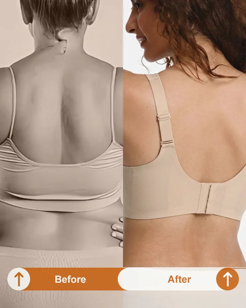 Plus Size Mesh Seamless Wireless Bra