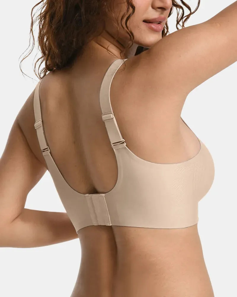 Plus Size Mesh Seamless Wireless Bra