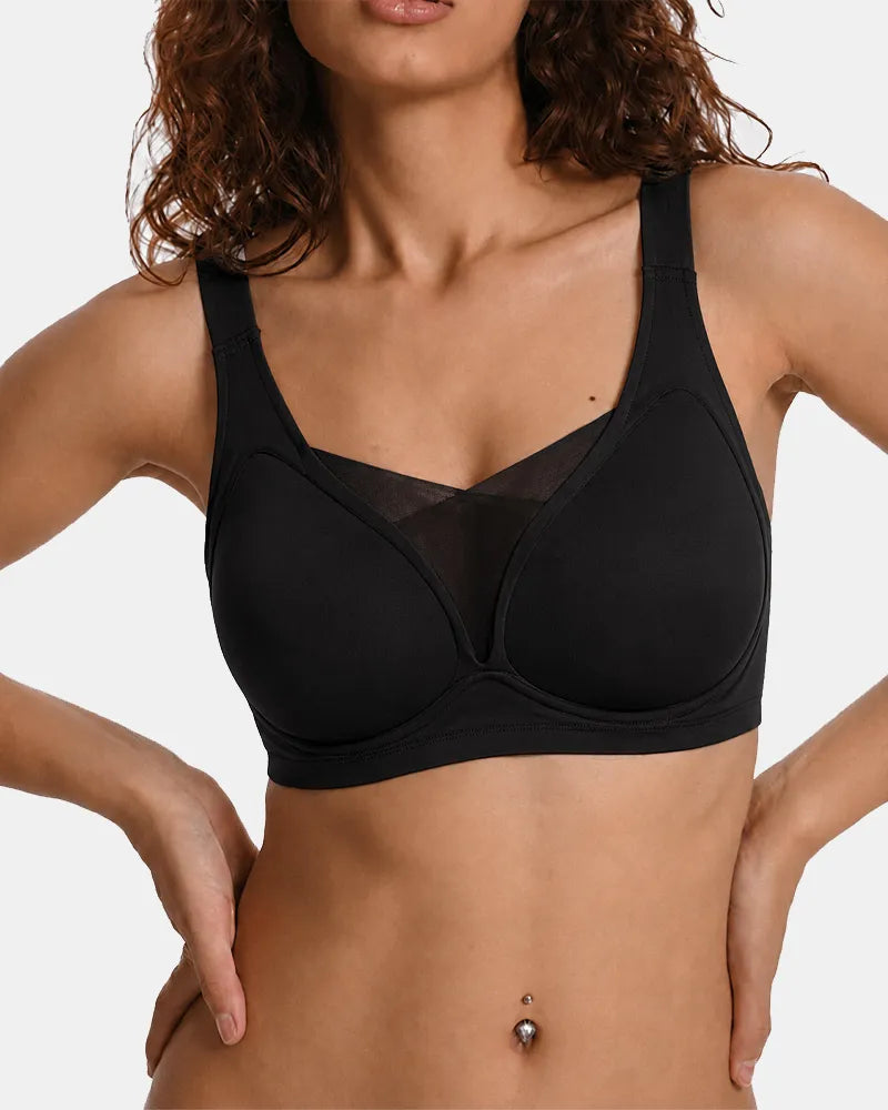 Plus Size V Neck Wireless Bra