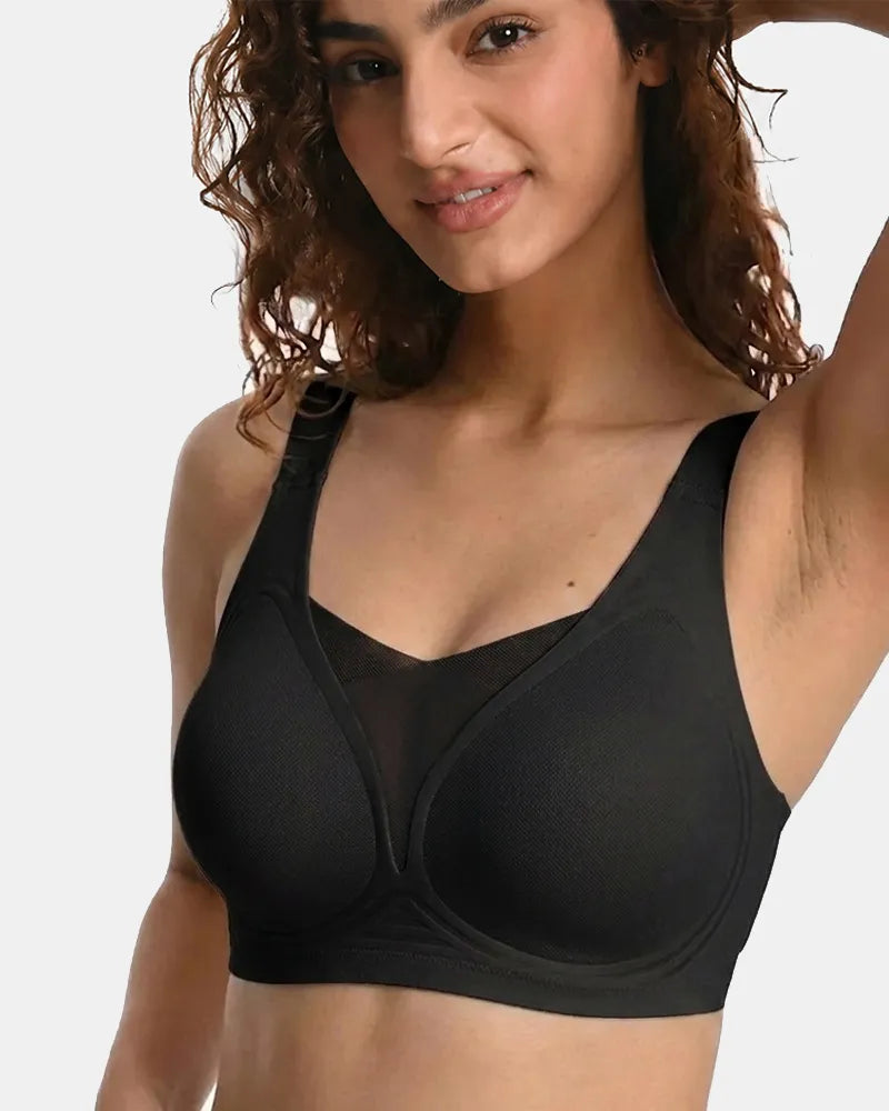 Plus Size V Neck Wireless Bra