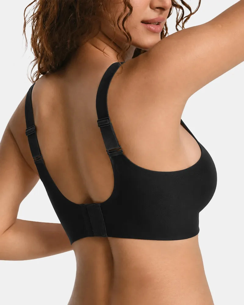 Plus Size V Neck Wireless Bra