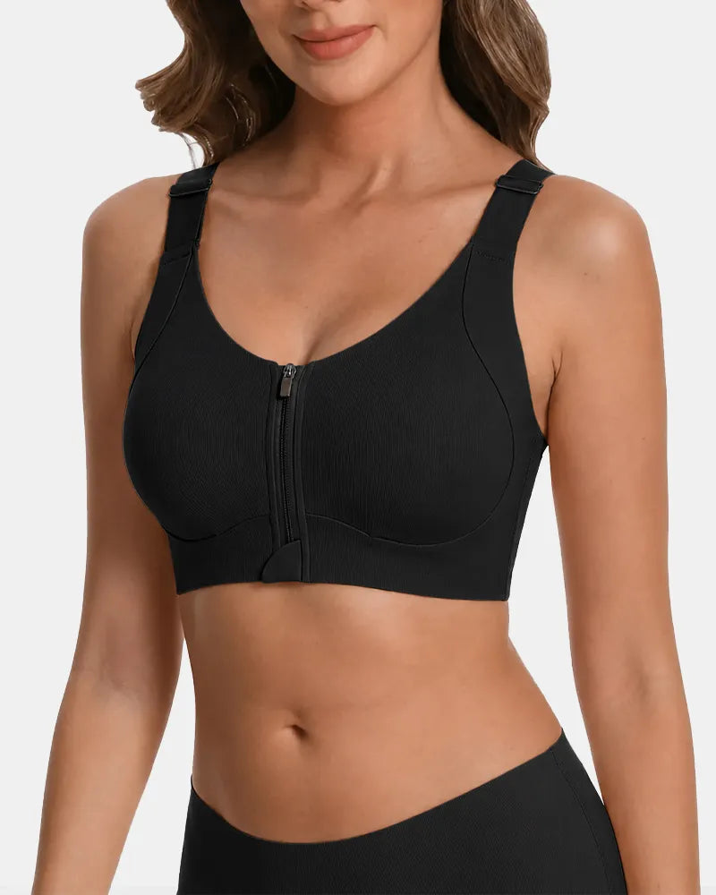 Wireless Front Zipper Bra
