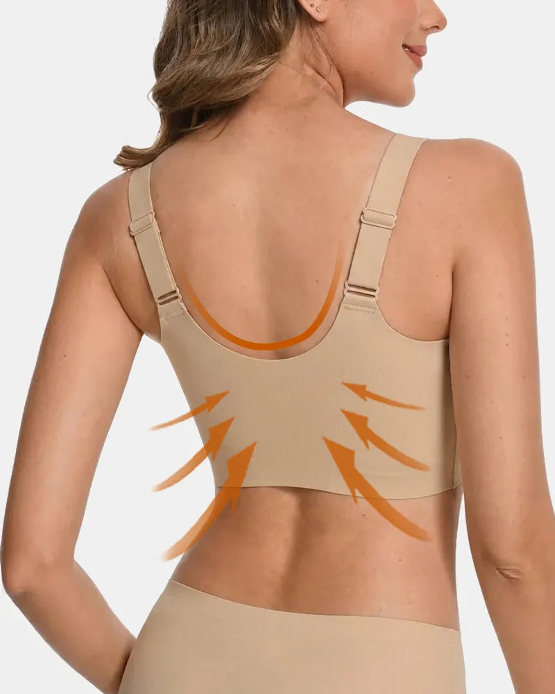 Wireless Front Zipper Bra
