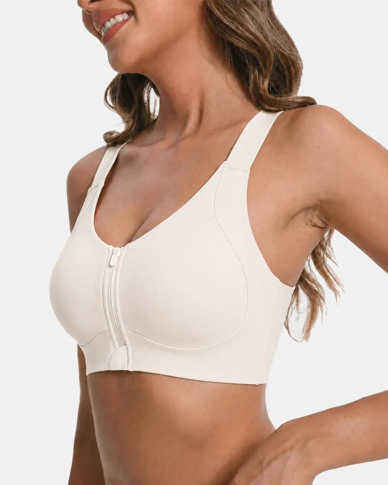 Wireless Front Zipper Bra